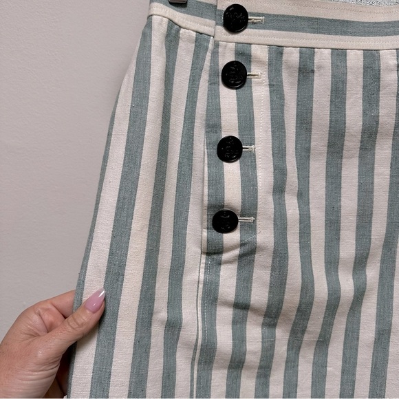 Archival Vintage YSL Nautical Striped Pencil Skirt - Picture 5 of 9